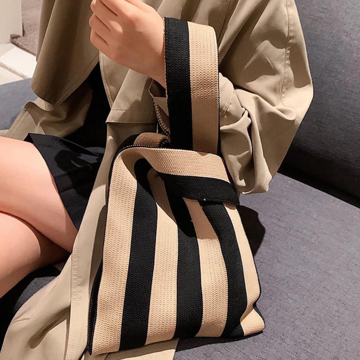 By Stær - Filippa taska Petroleum/Orange