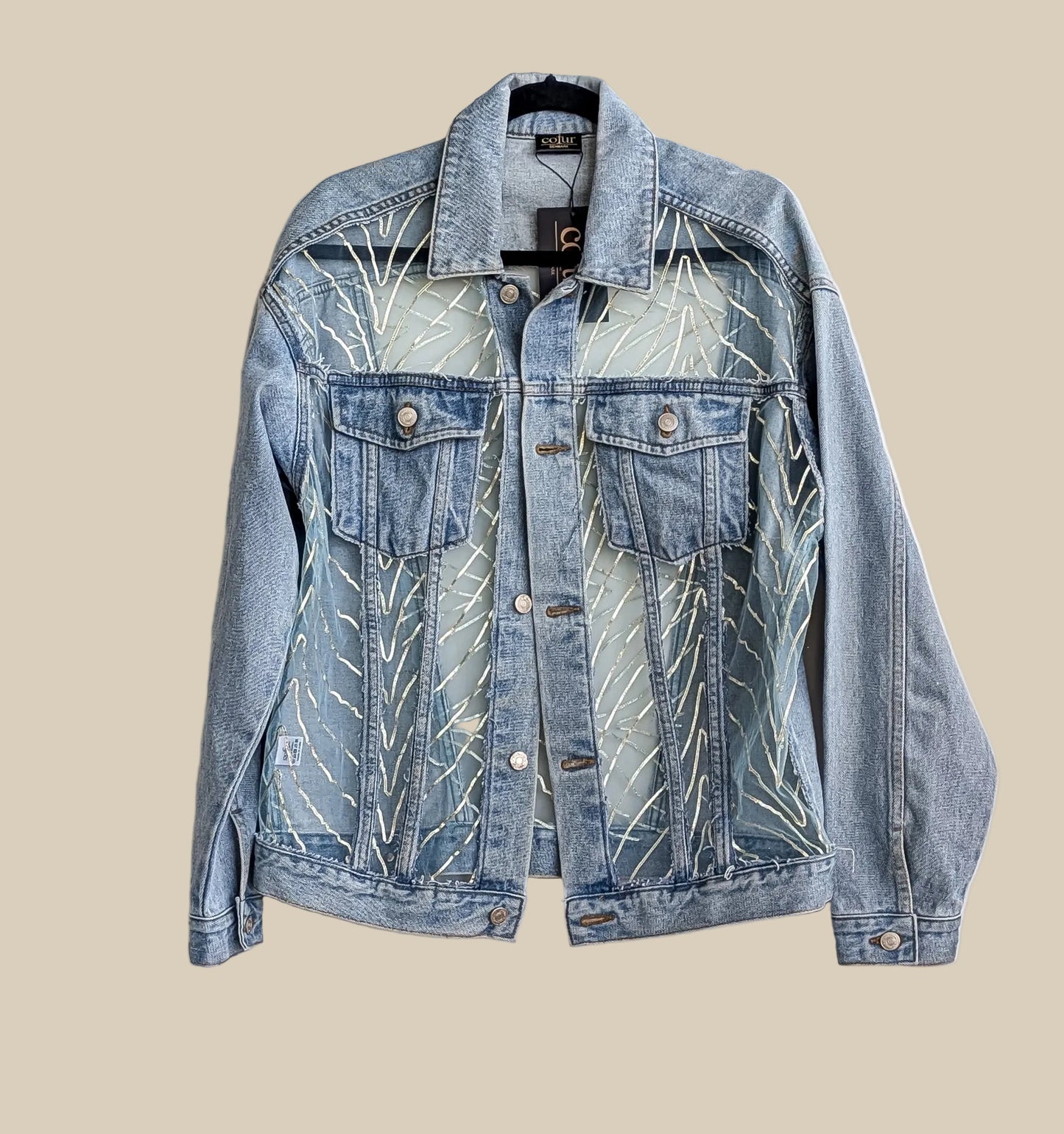 Cofur Lace Denim Jacket