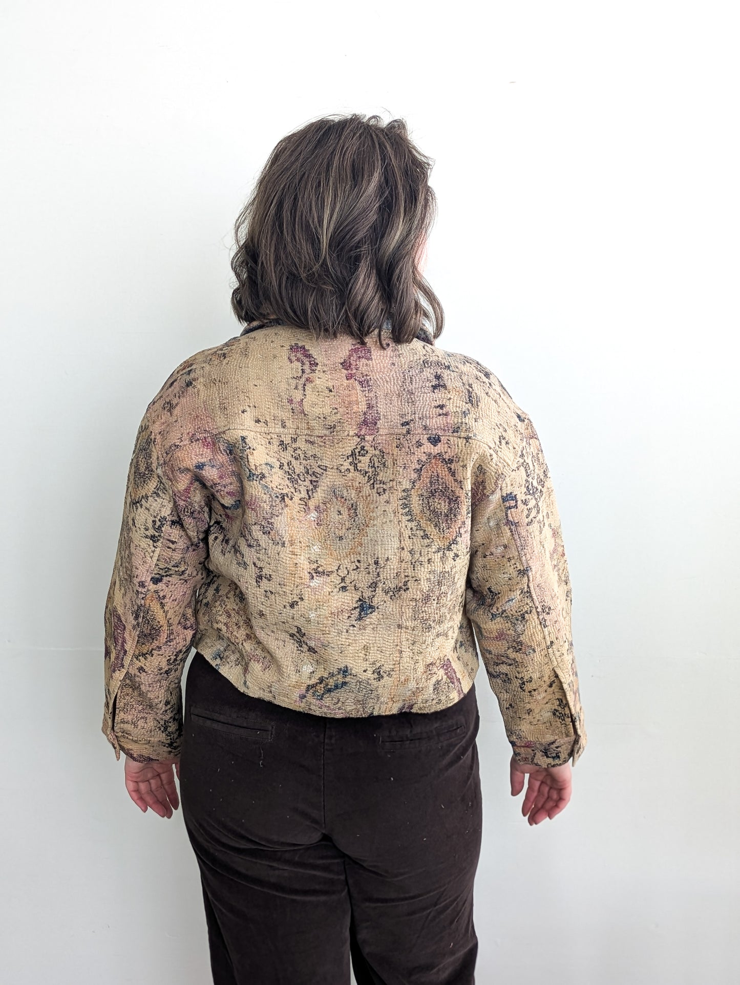 Cofur Kantha jacket Front Pockets