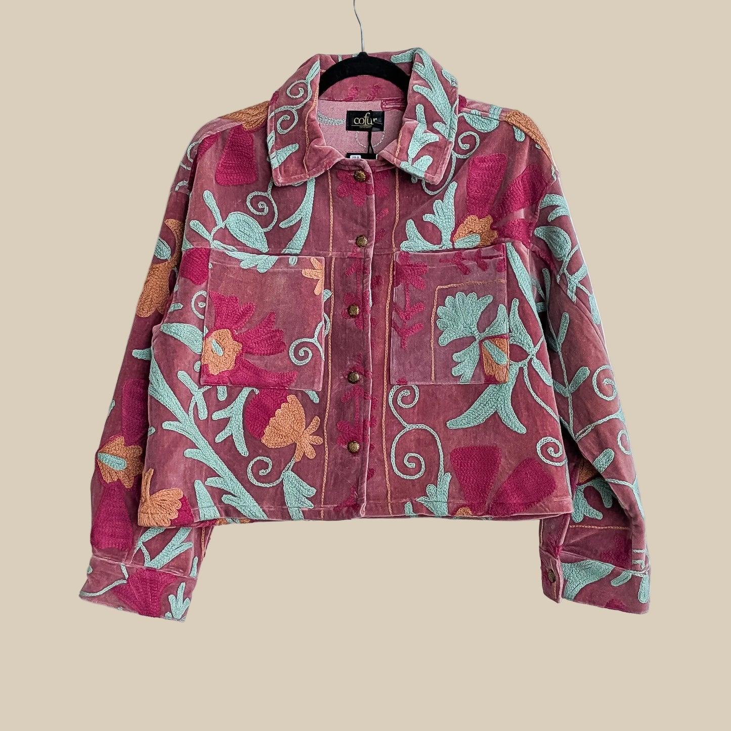 Cofur Velvet Suzani jakki