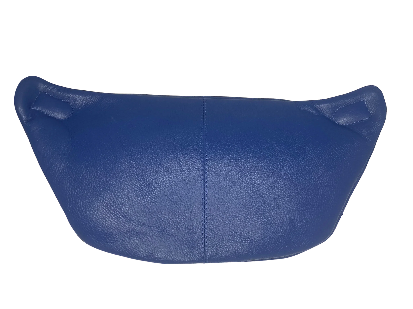 Astrid leðurtaska – Cobalt/Silver