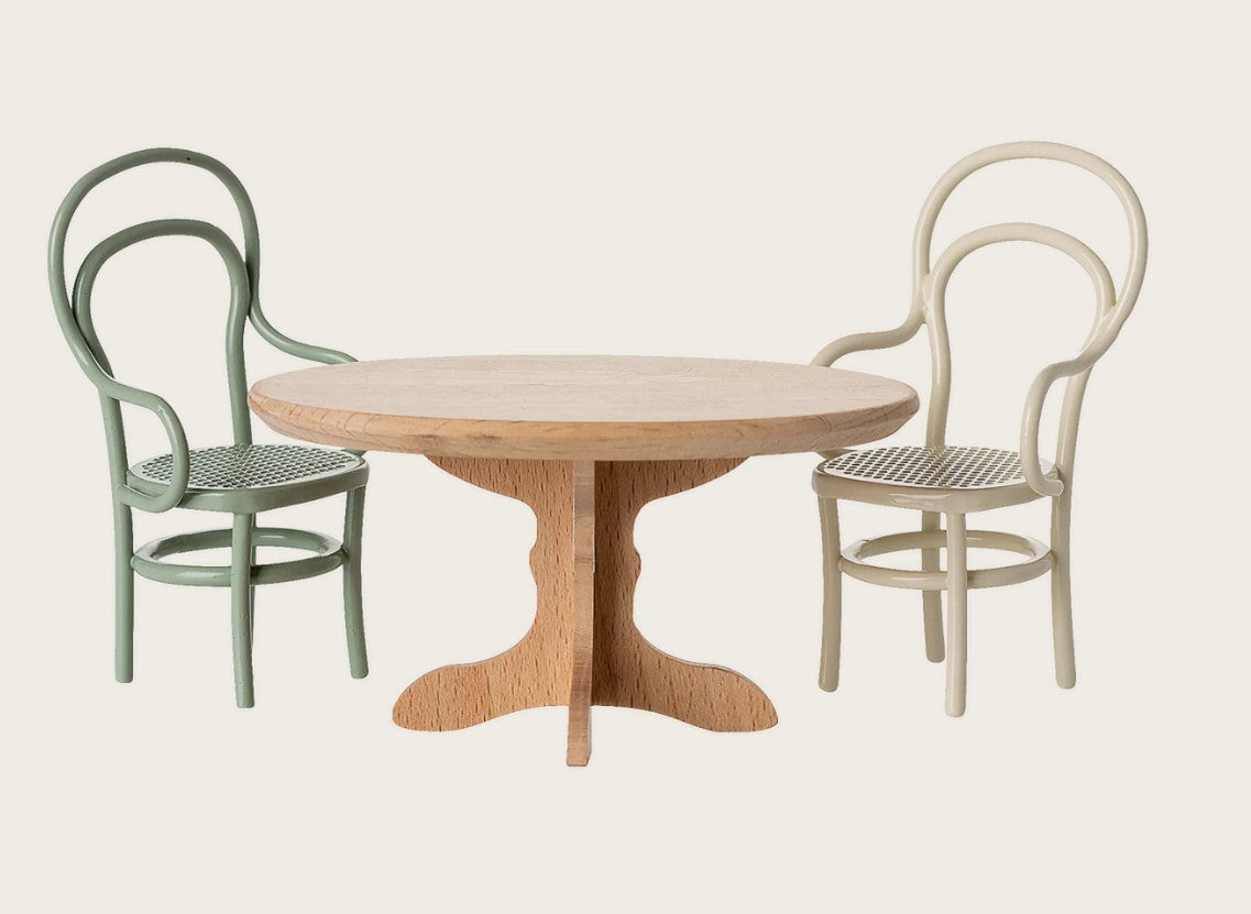 Maileg - Oval dining table, Mouse