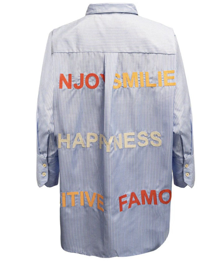 Costamani - Letter Shirt blá