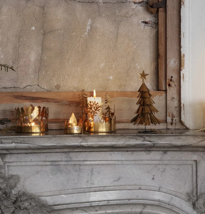 Walter - Stórt Jólatré úr messing