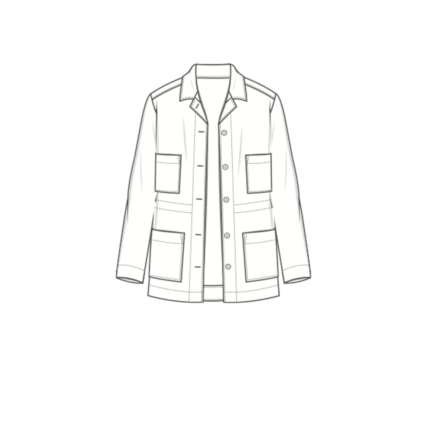 by basics (11024) - hör jakki - nokkrir litir