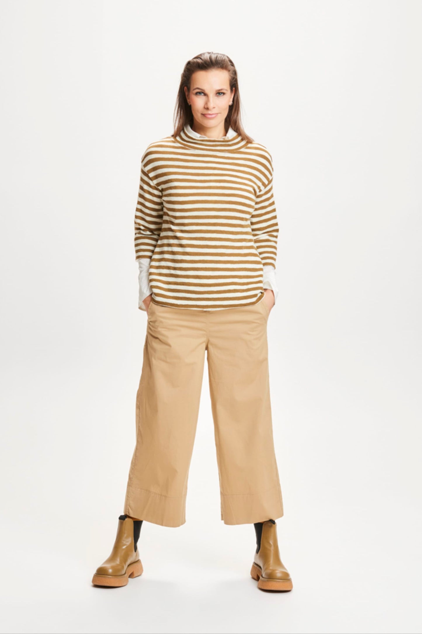 by basics (4051) -Peysa með 3/4 ermum - nokkrir litir