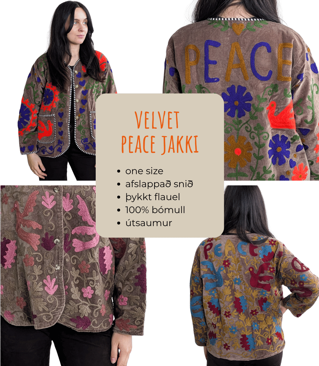 Cofur velvet peace jakki - 3
