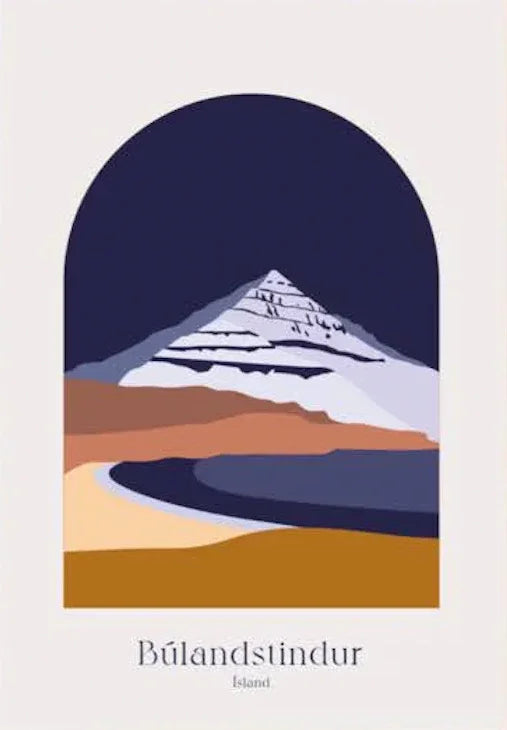 BÚLANDSTINDUR - Póster frá Artless - 2 stærðir