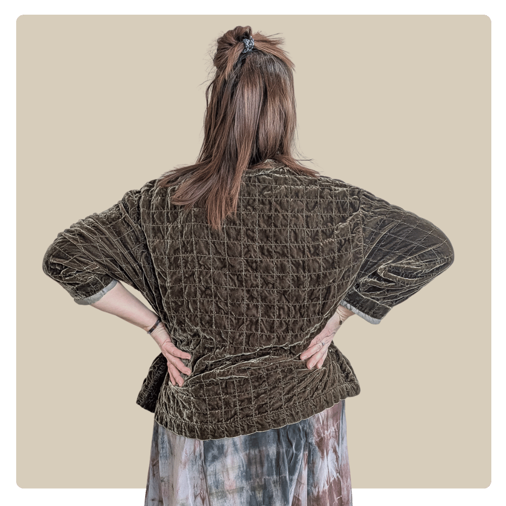 Grizas - Silki-viscose flauels jakki