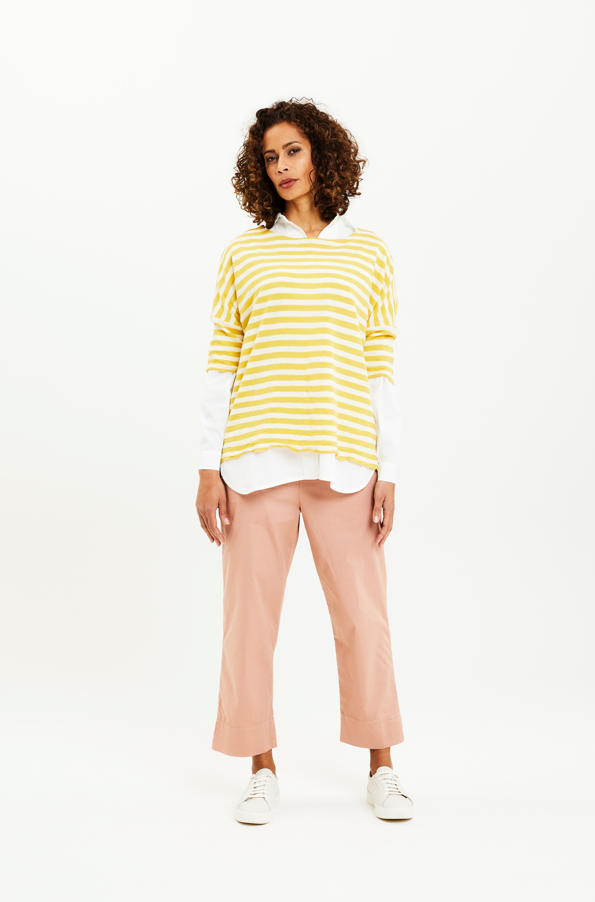 by basics – Merino stutterma peysu-bolur