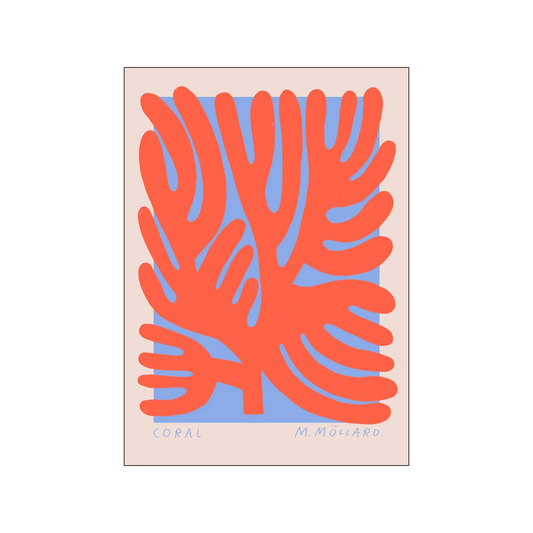 Madelen - Coral - PSTR Studio / 50x70 cm