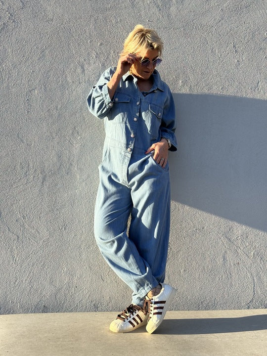 Gaspar - Belize Denim Jumpsuite