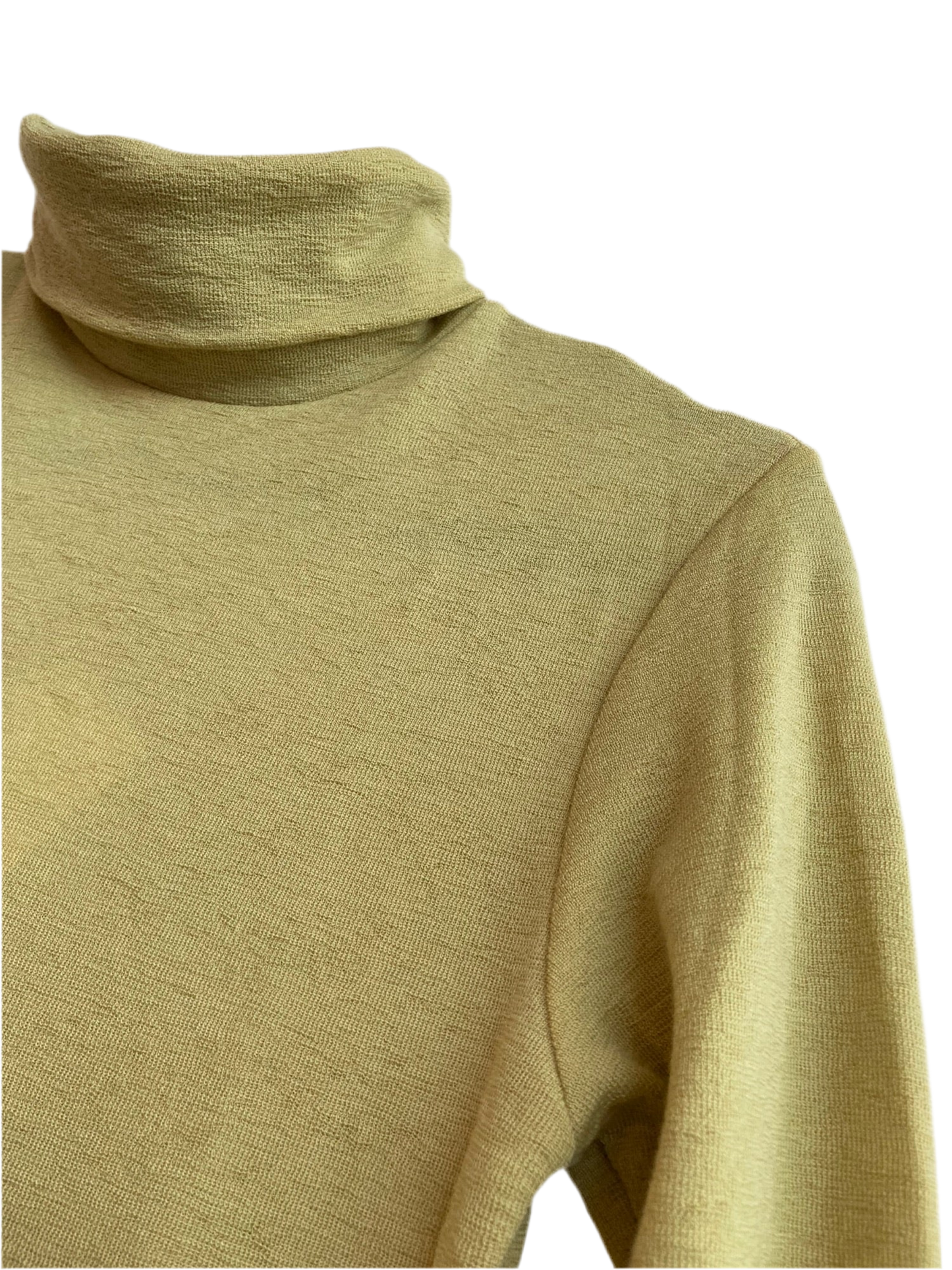 by basics – Merino rúllukragabolur (Leek green)