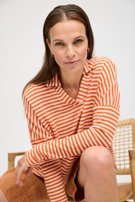 by basics (4065) - Merinó peysa V-neck polo