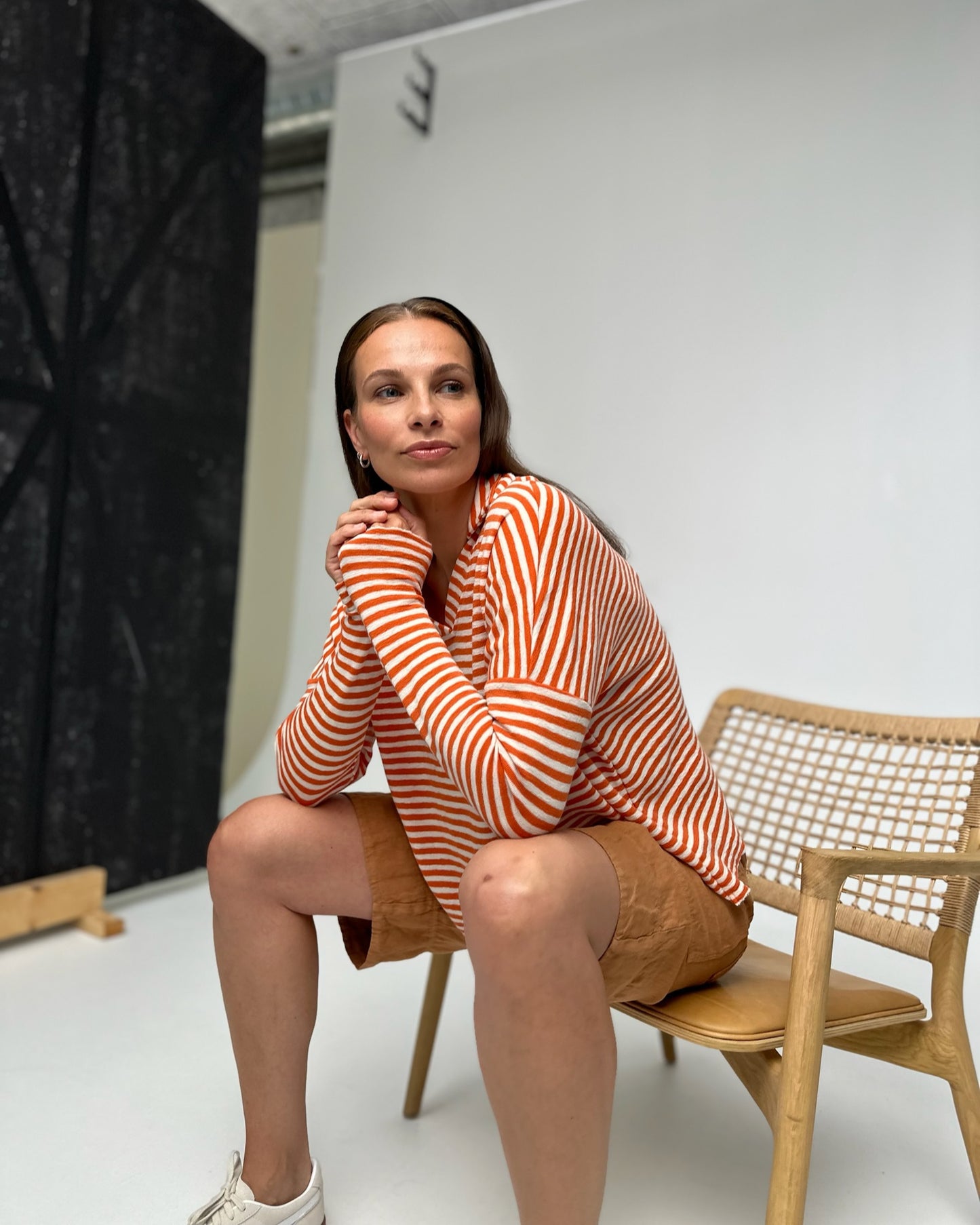 by basics (4065) - Merinó peysa V-neck polo