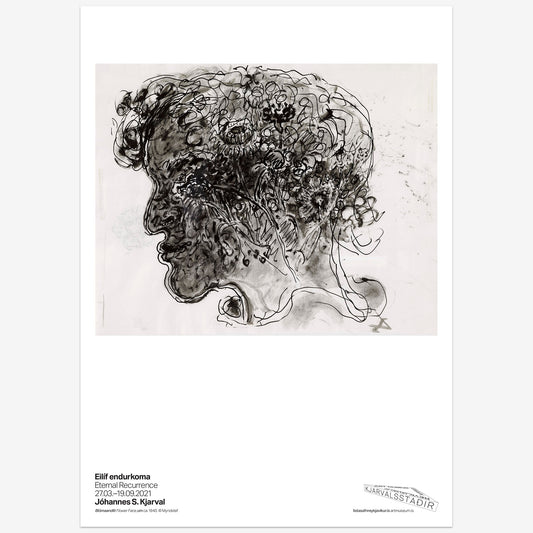 Blómaandlit - Jóhannes S.Kjarval