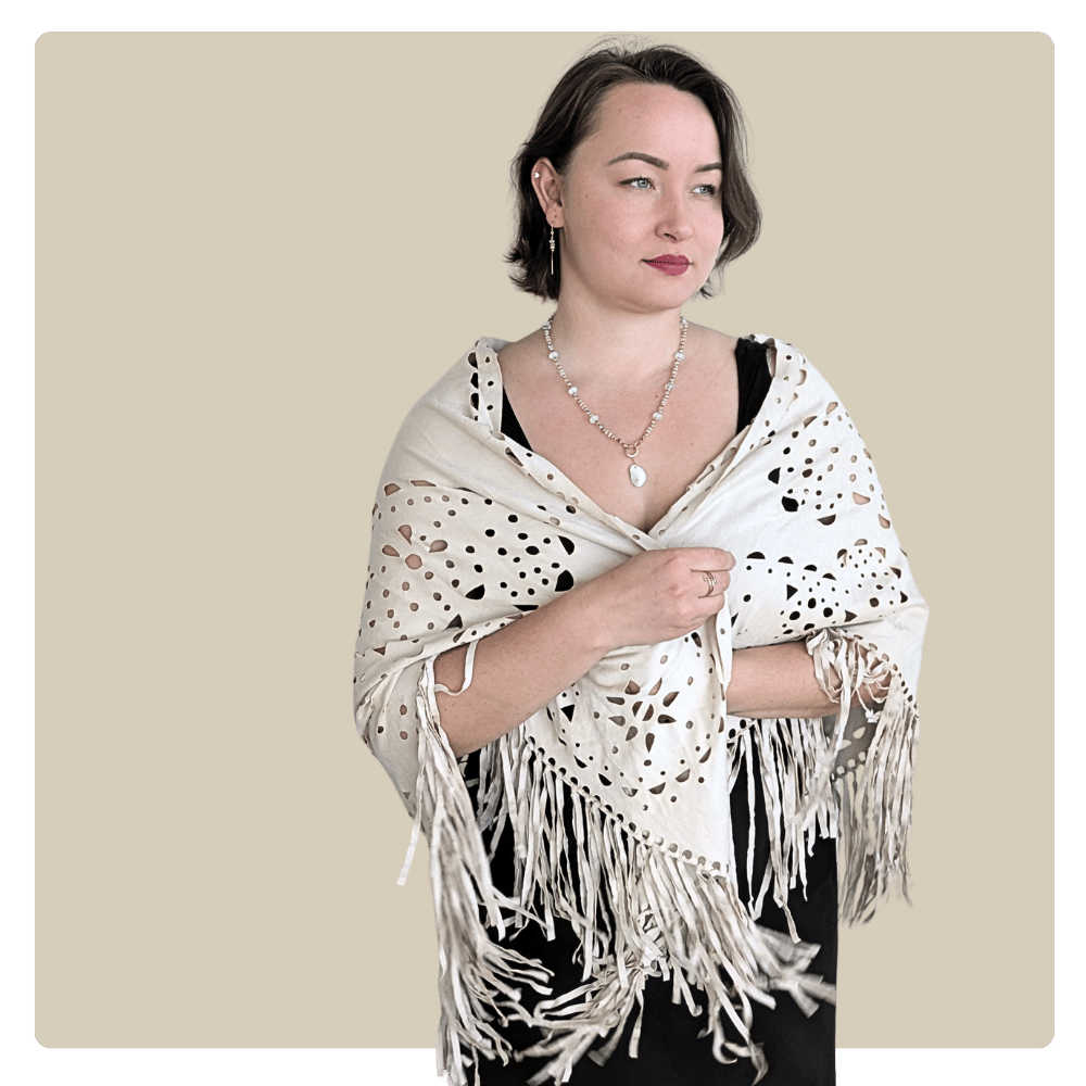 Ellie Fringe Scarf  – 4 litir