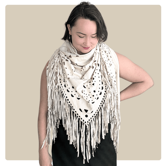 Ellie Fringe Scarf  – 4 litir