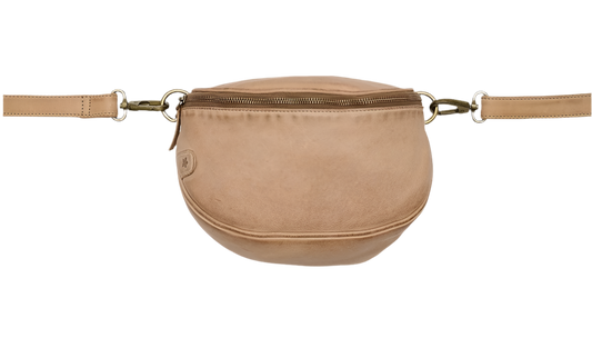 Wanda Bumbag leðurtaska – Taupe