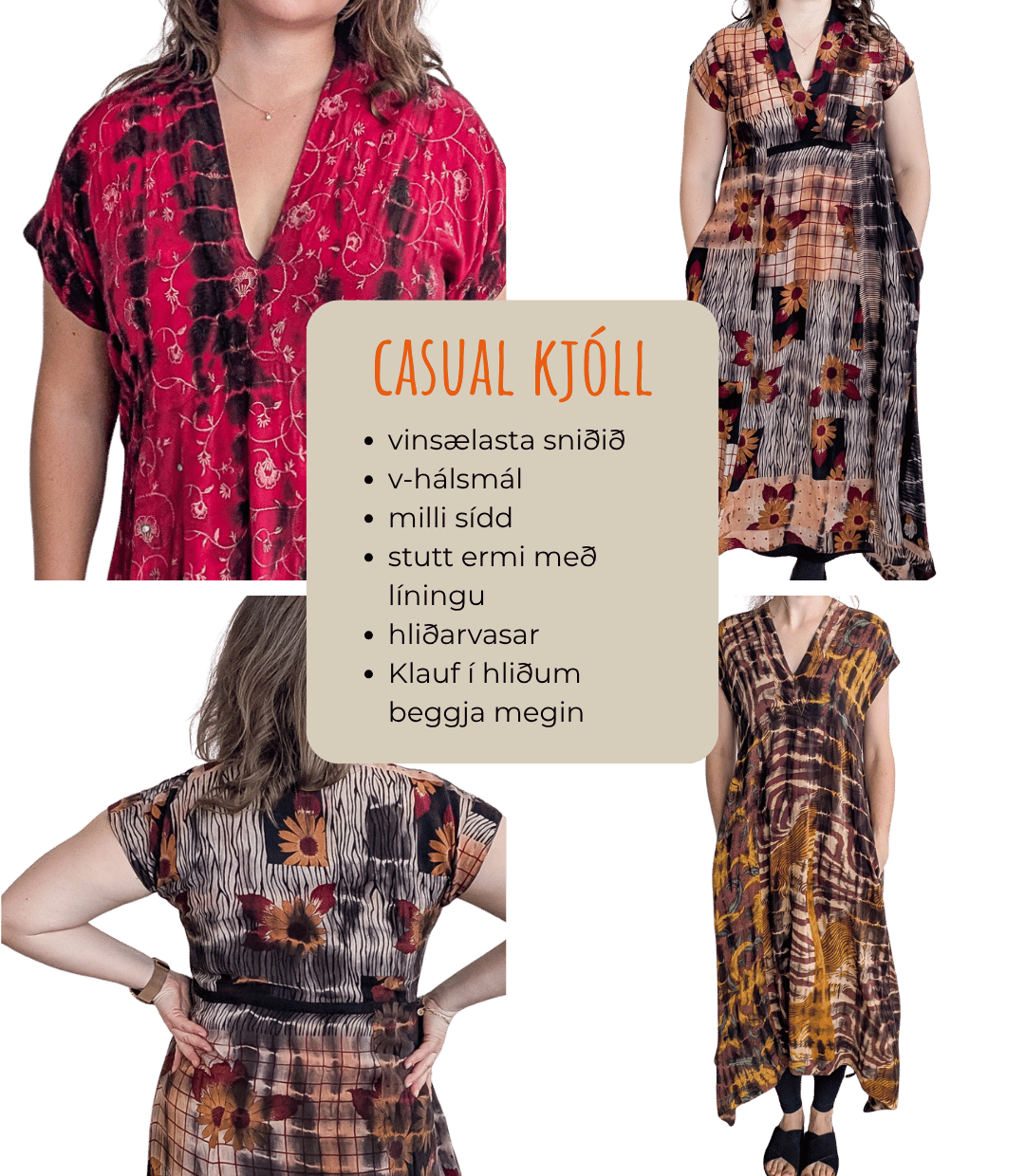 Cofur Casual kjóll - S/M - 16