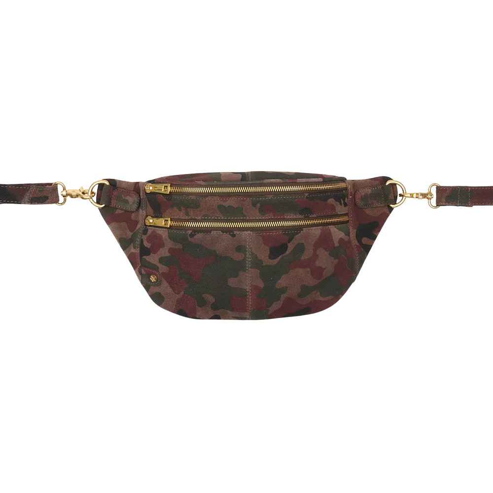 Camouflage Bumbag Suede taska