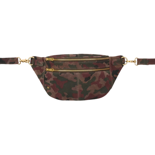 Camouflage Bumbag Suede taska