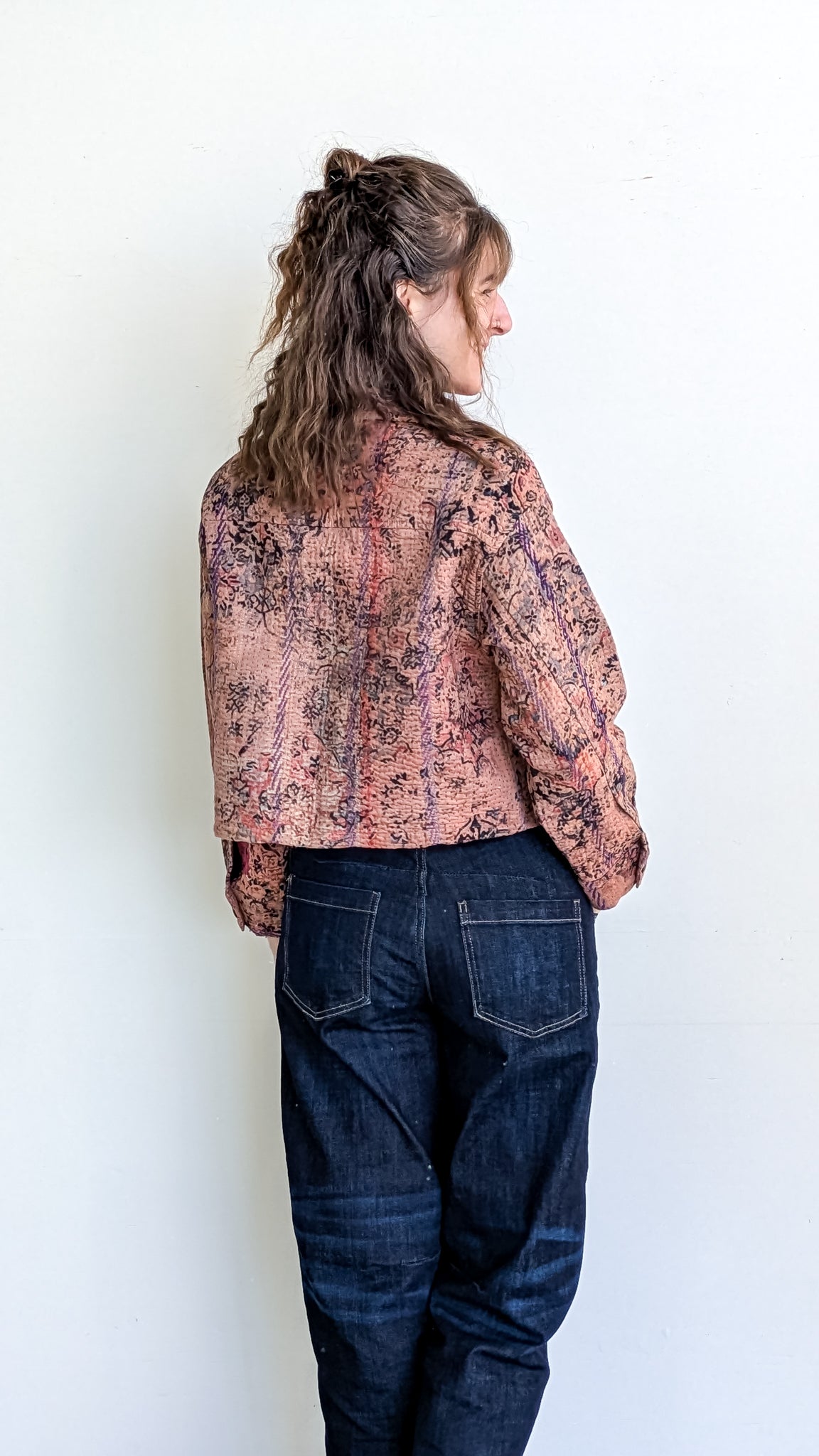 Cofur Kantha jakki - front pockets