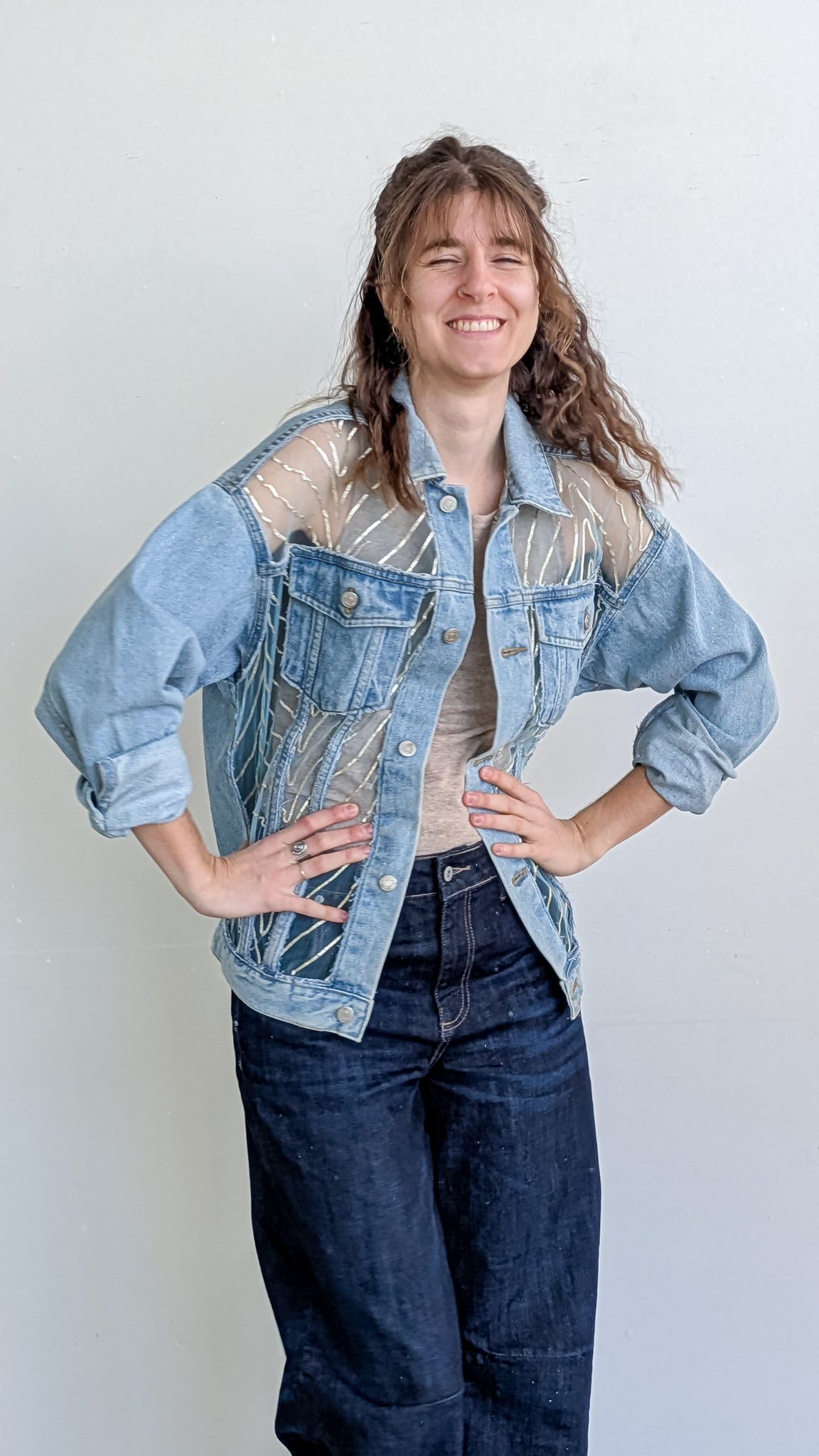 Cofur Lace Denim Jacket