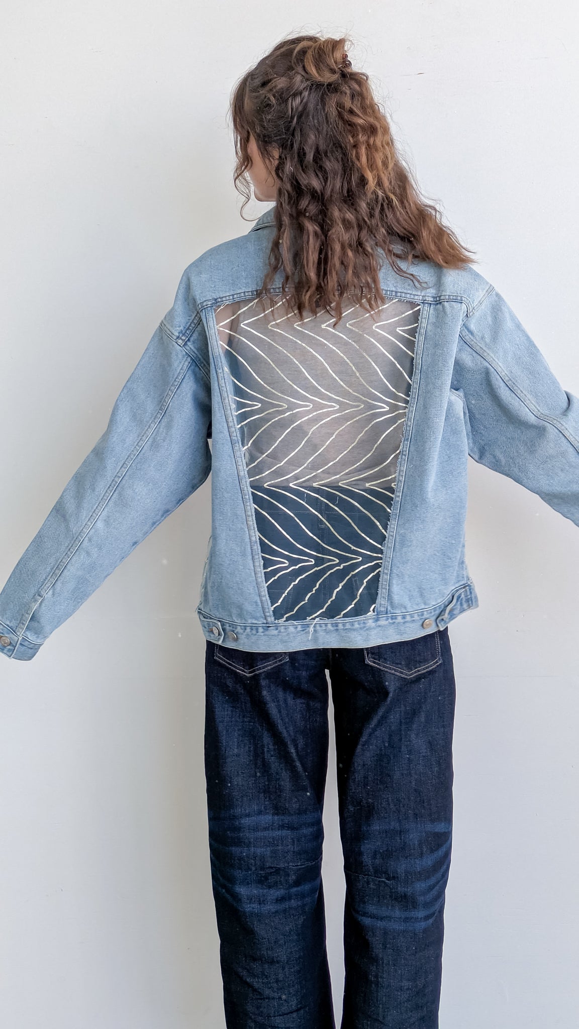 Cofur Lace Denim Jacket