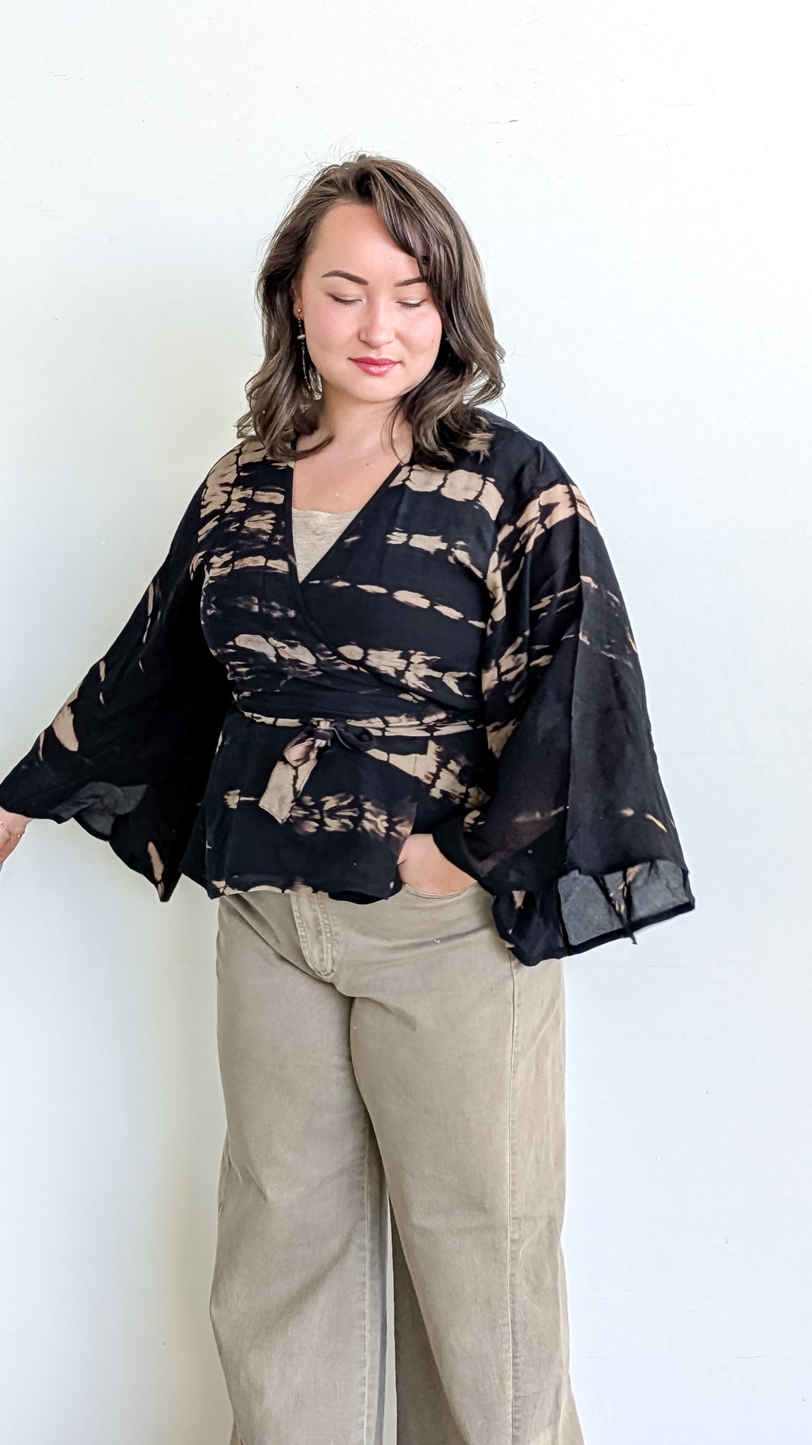 Cofur Wrap blússa M/L