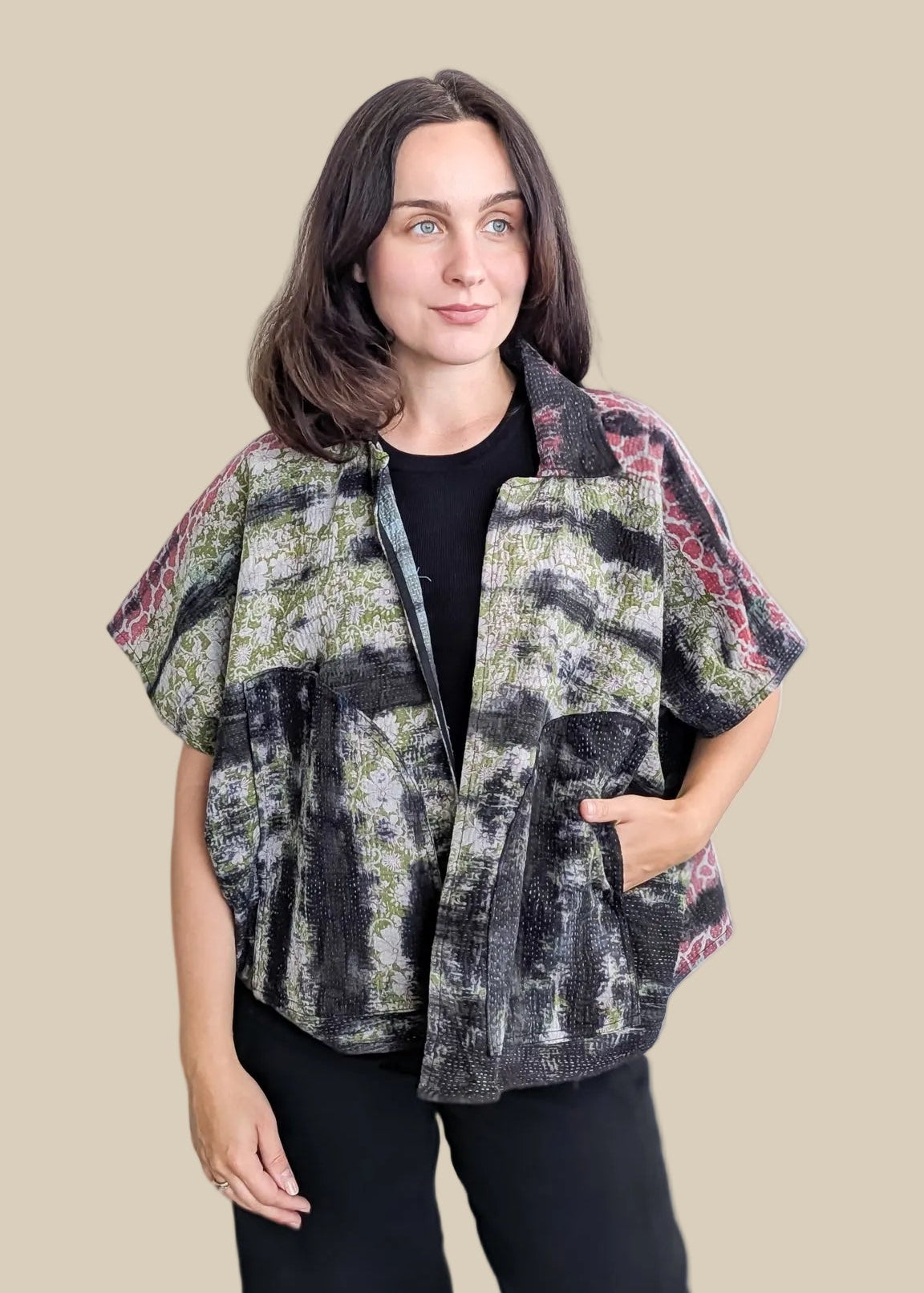 Cofur - Kantha Cape jakki