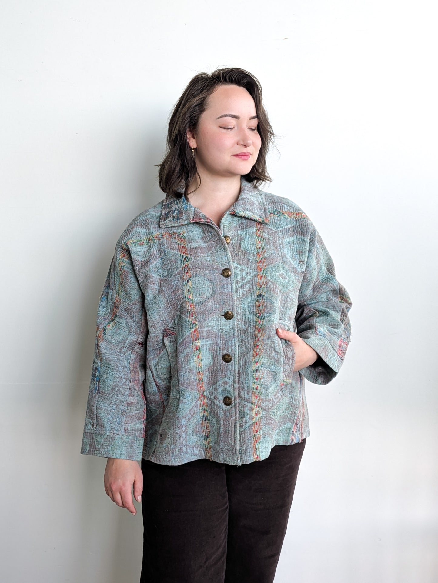 Cofur Joanna Kantha jacket