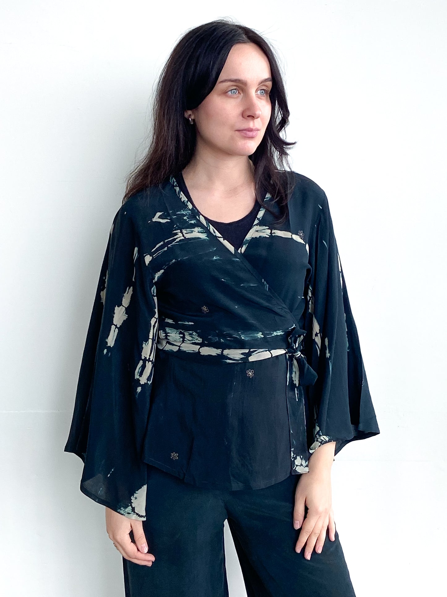 Cofur Wrap Blouse - S/M