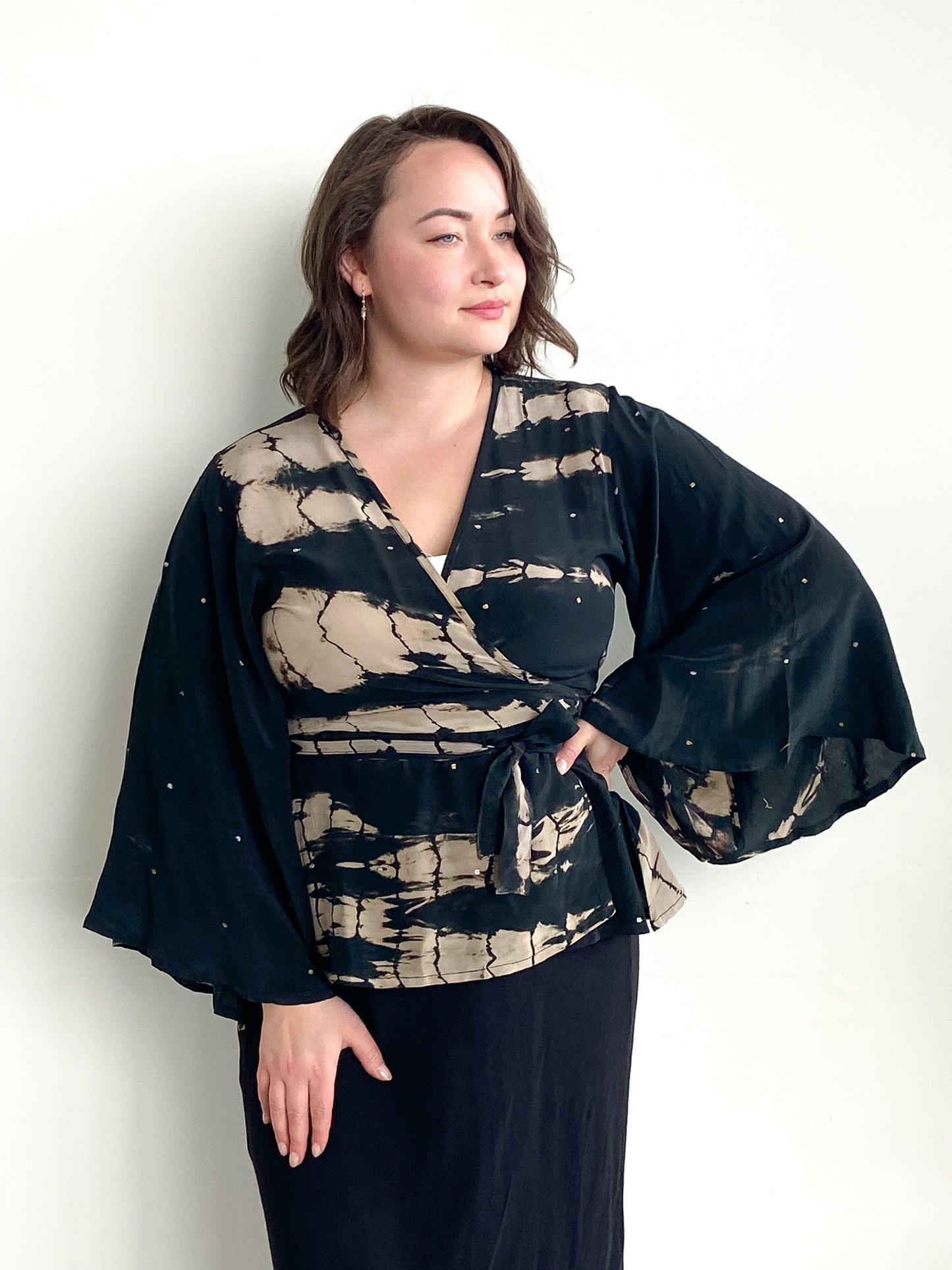 Cofur Wrap Blouse - M/L