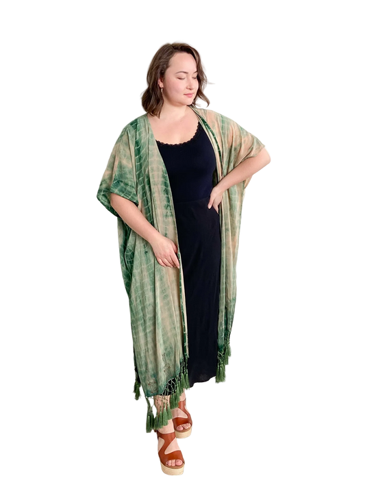 Cofur Fringe Kimono