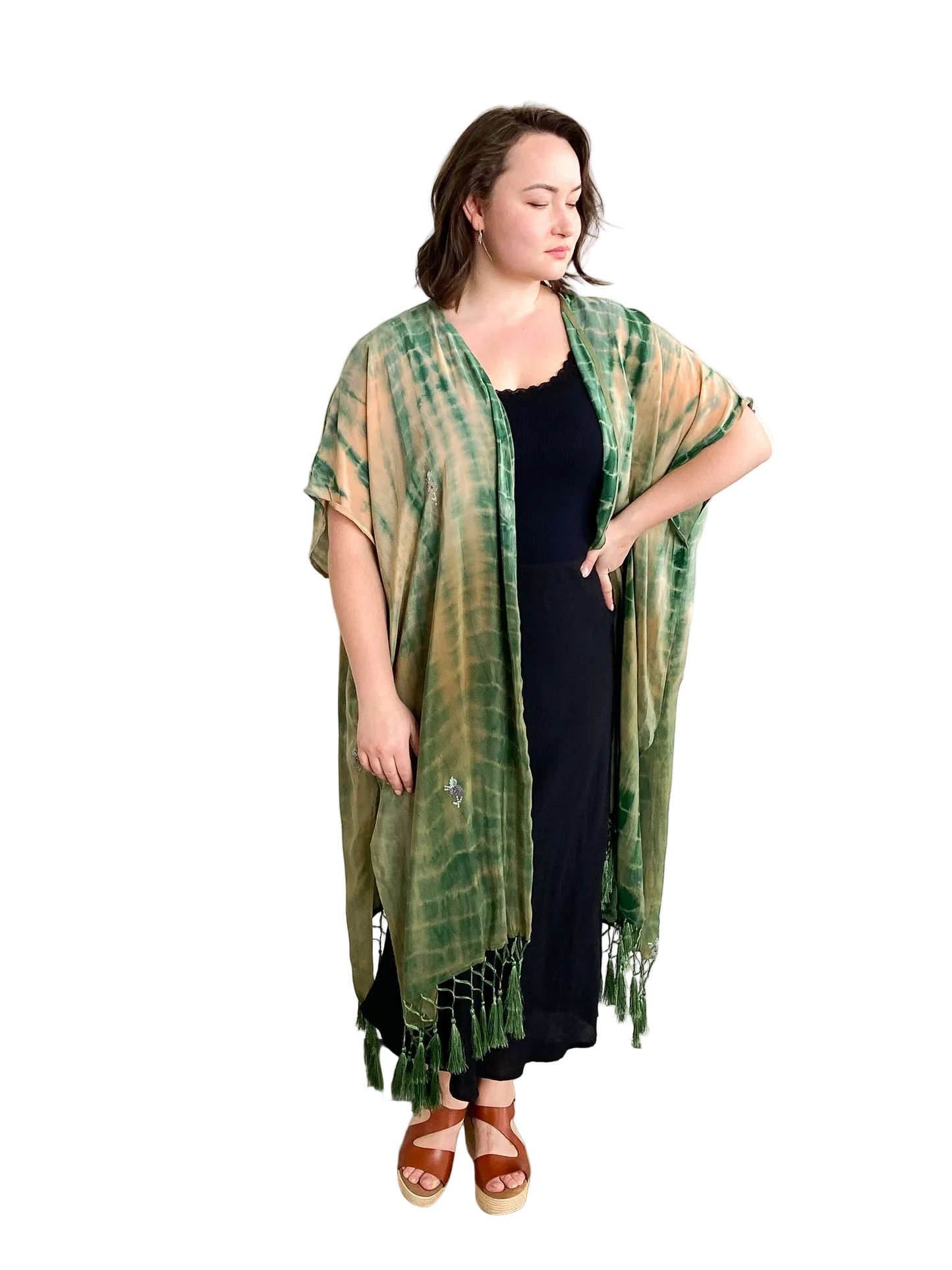 Cofur Fringe Kimono