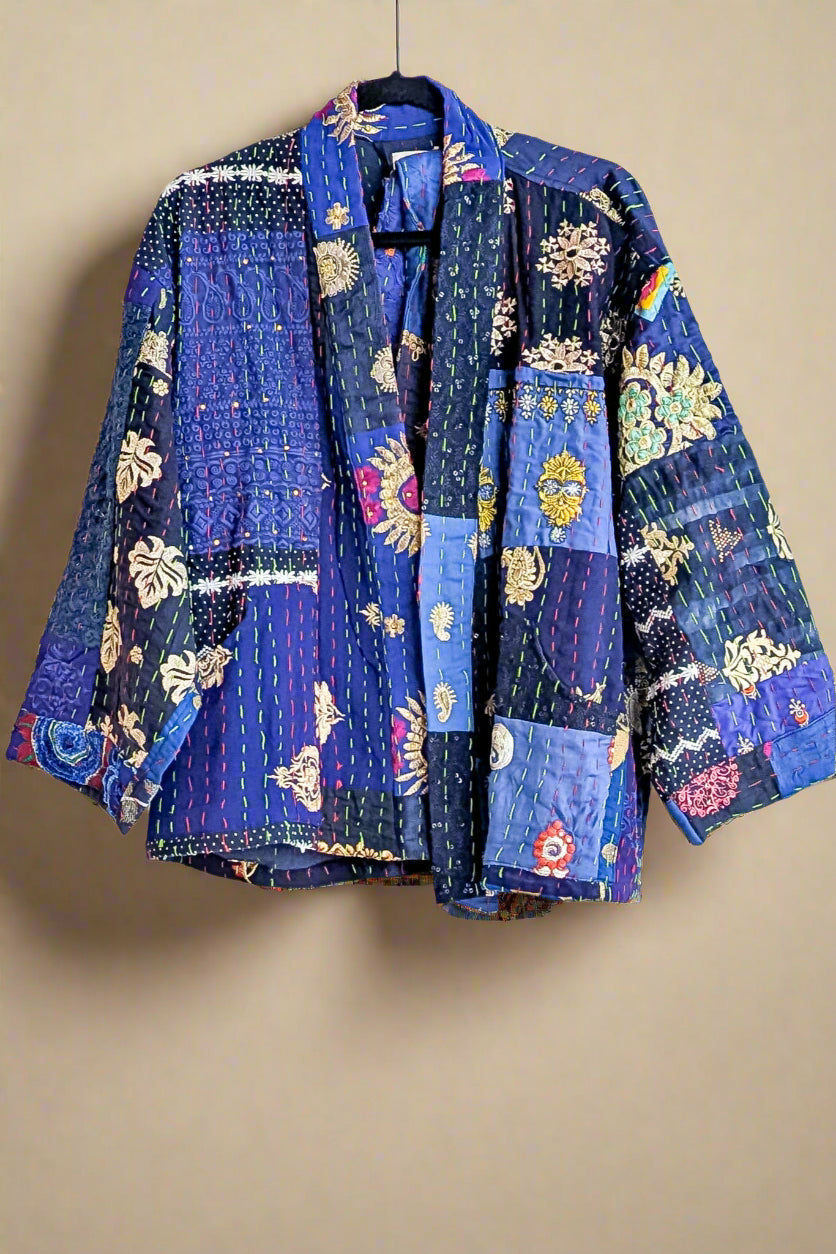 WAUW - Gitte jakki blár