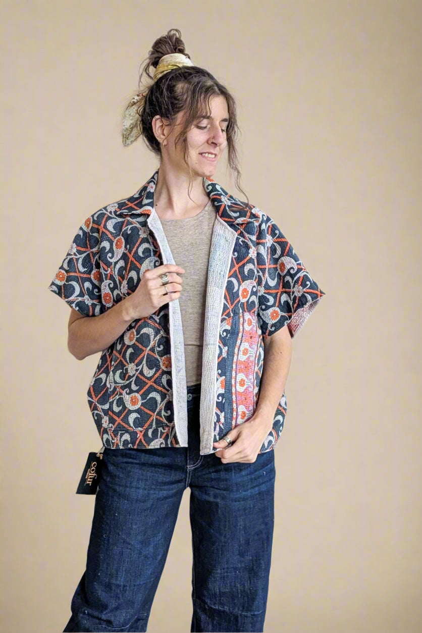 Cofur - Kantha Cape jakki