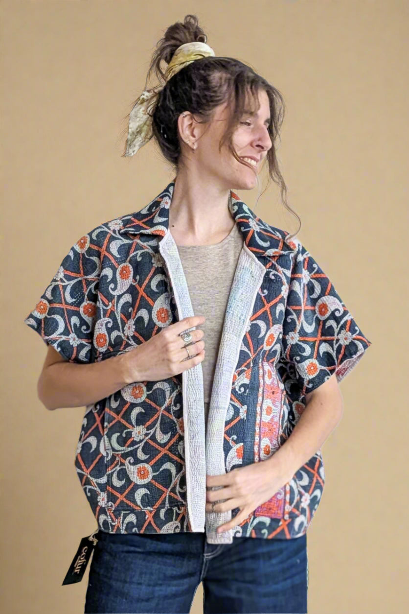 Cofur - Kantha Cape jakki
