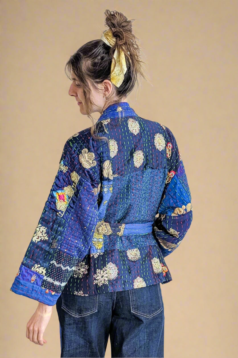 WAUW - Gitte jakki blár