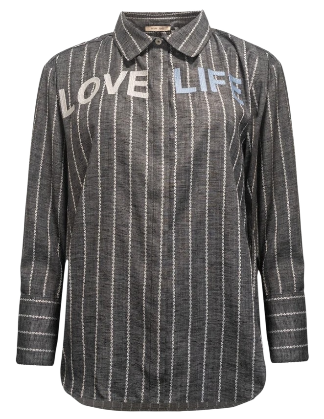 Costamani - Letter Shirt svört