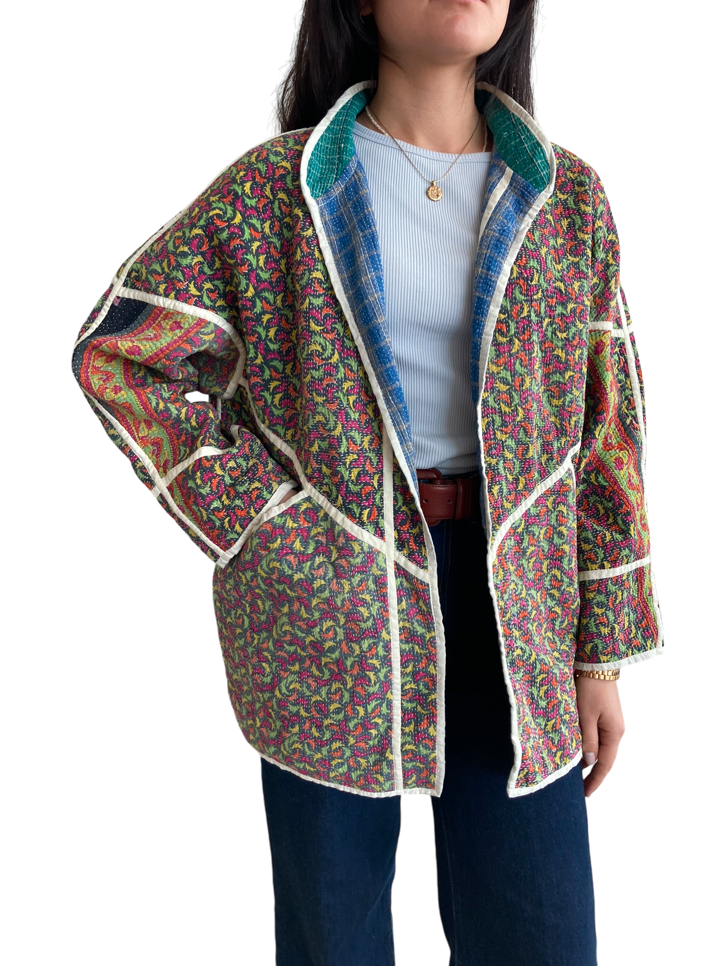 Cofur NOMA Kantha Reversible Jacket - One Size