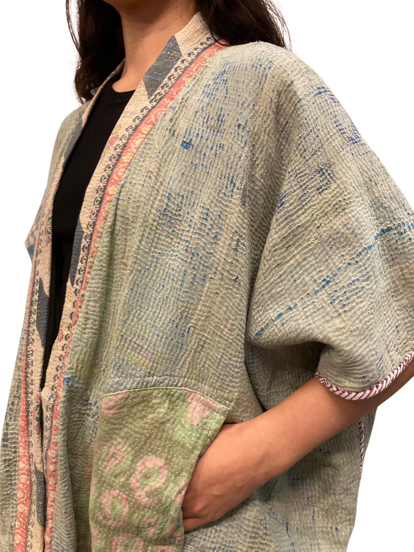 Cofur  Kantha Poncho - One size