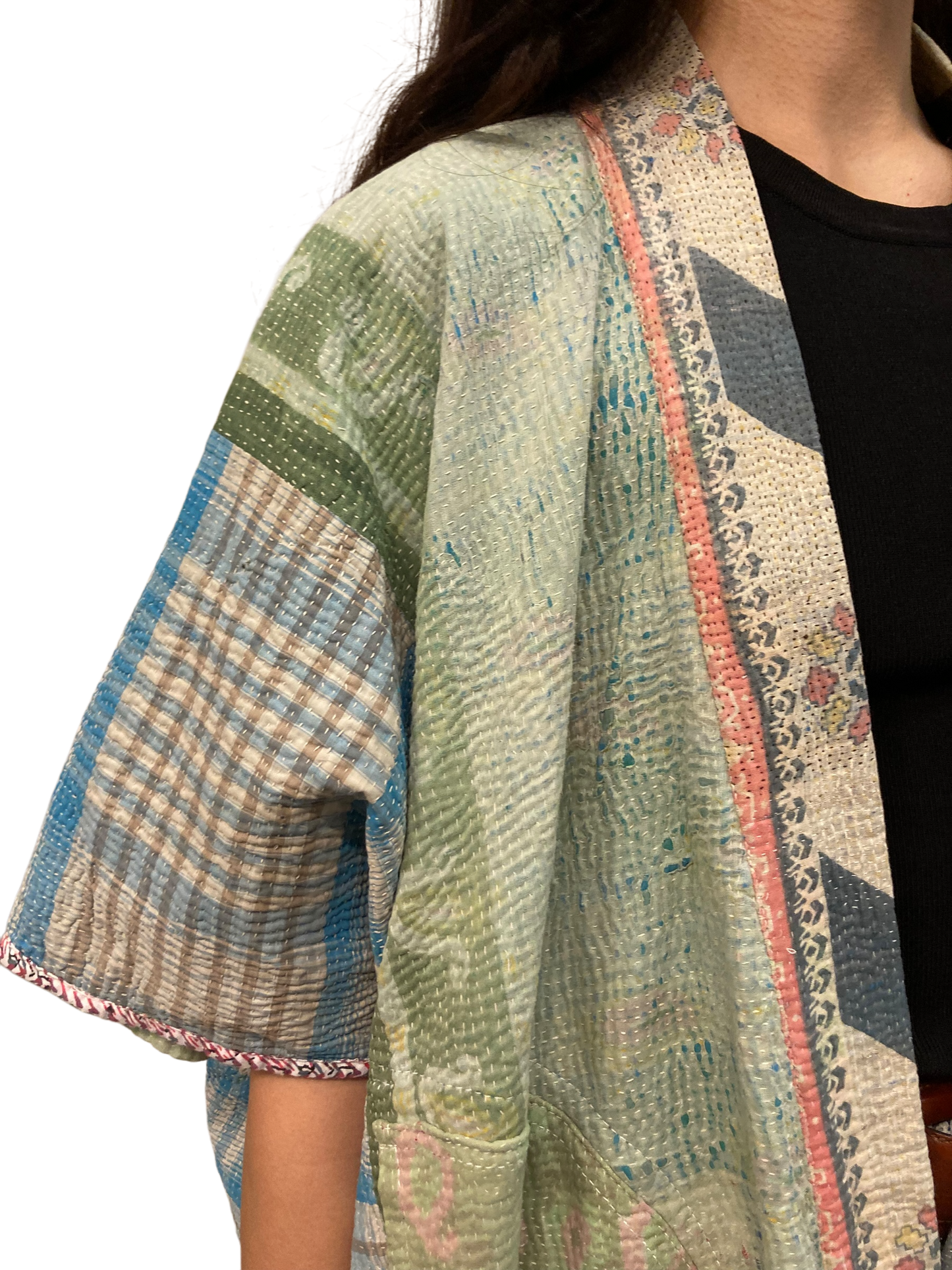 Cofur  Kantha Poncho - One size