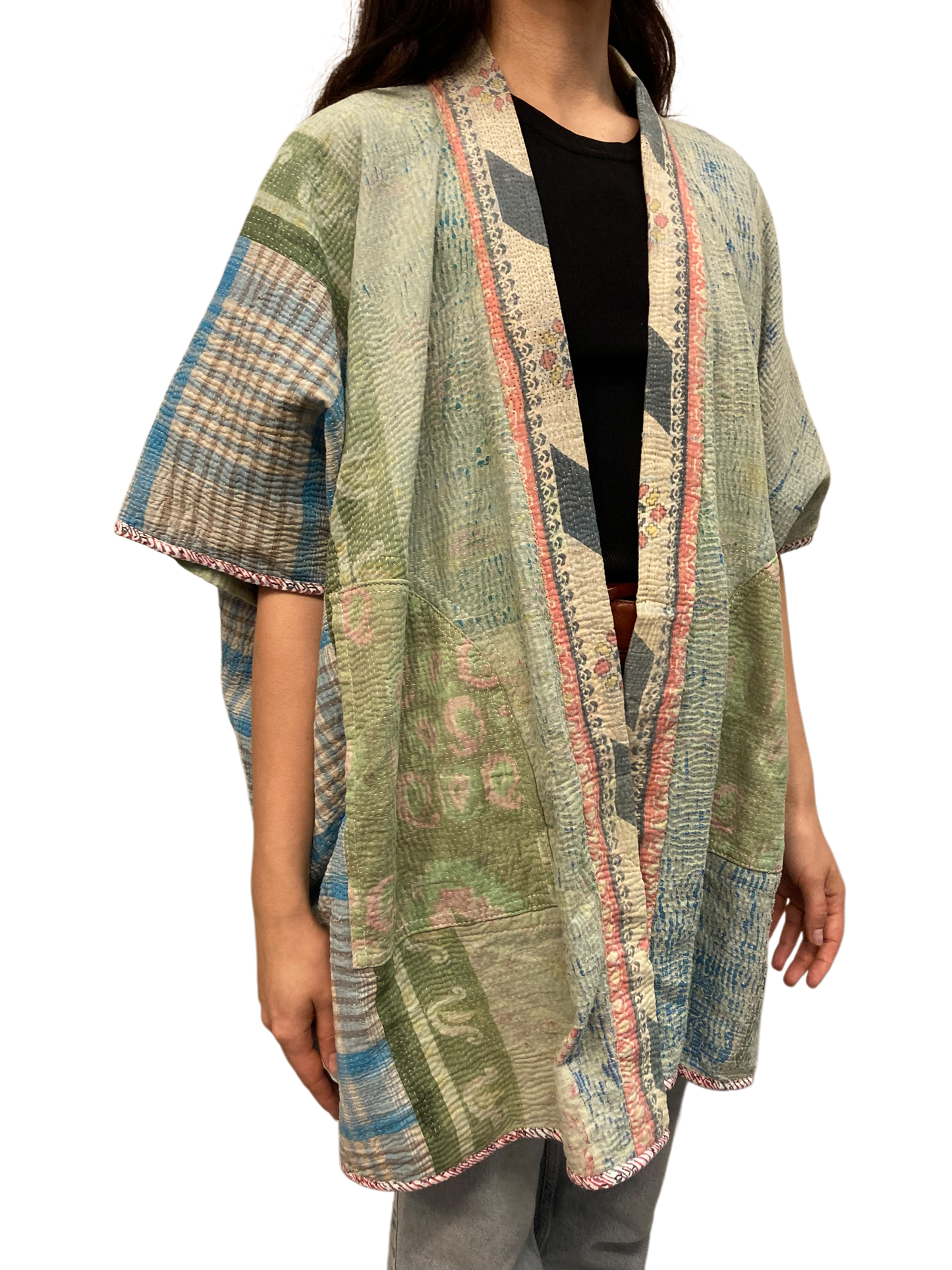 Cofur  Kantha Poncho - One size