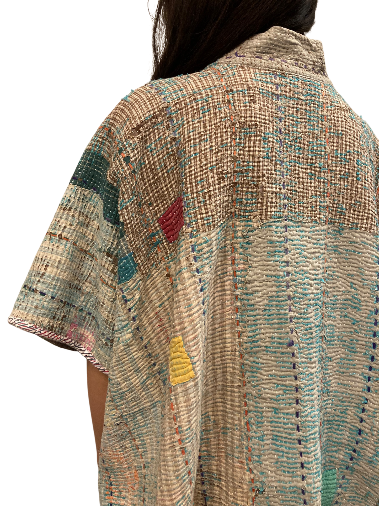 Cofur  Kantha Poncho - One size