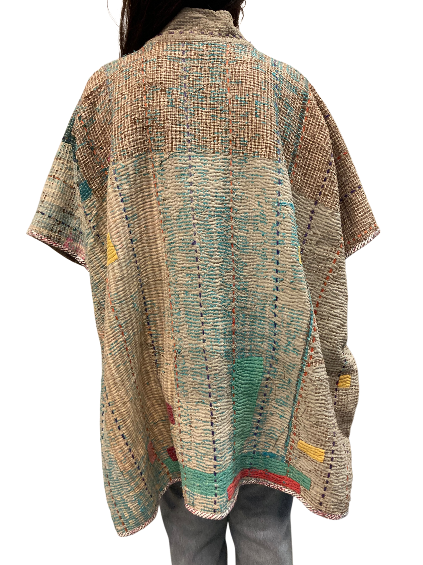 Cofur  Kantha Poncho - One size