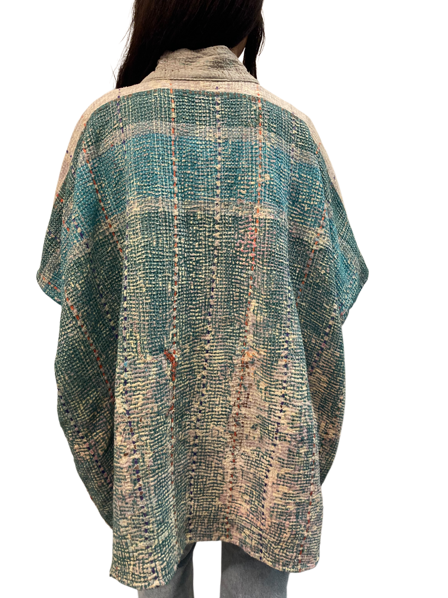 Cofur  Kantha Poncho - One size