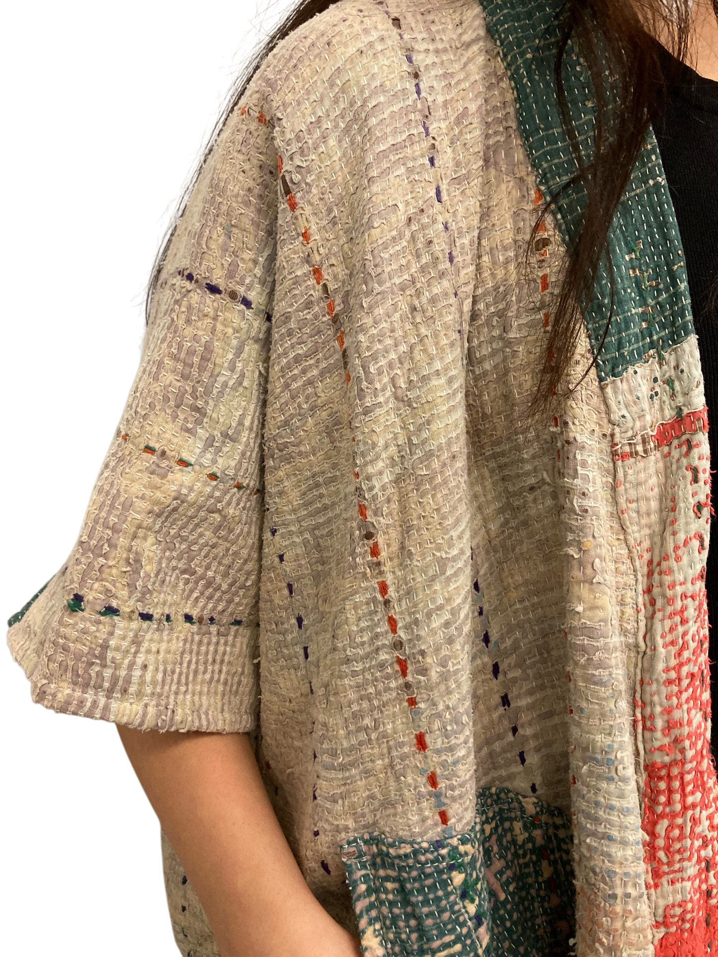 Cofur  Kantha Poncho - One size