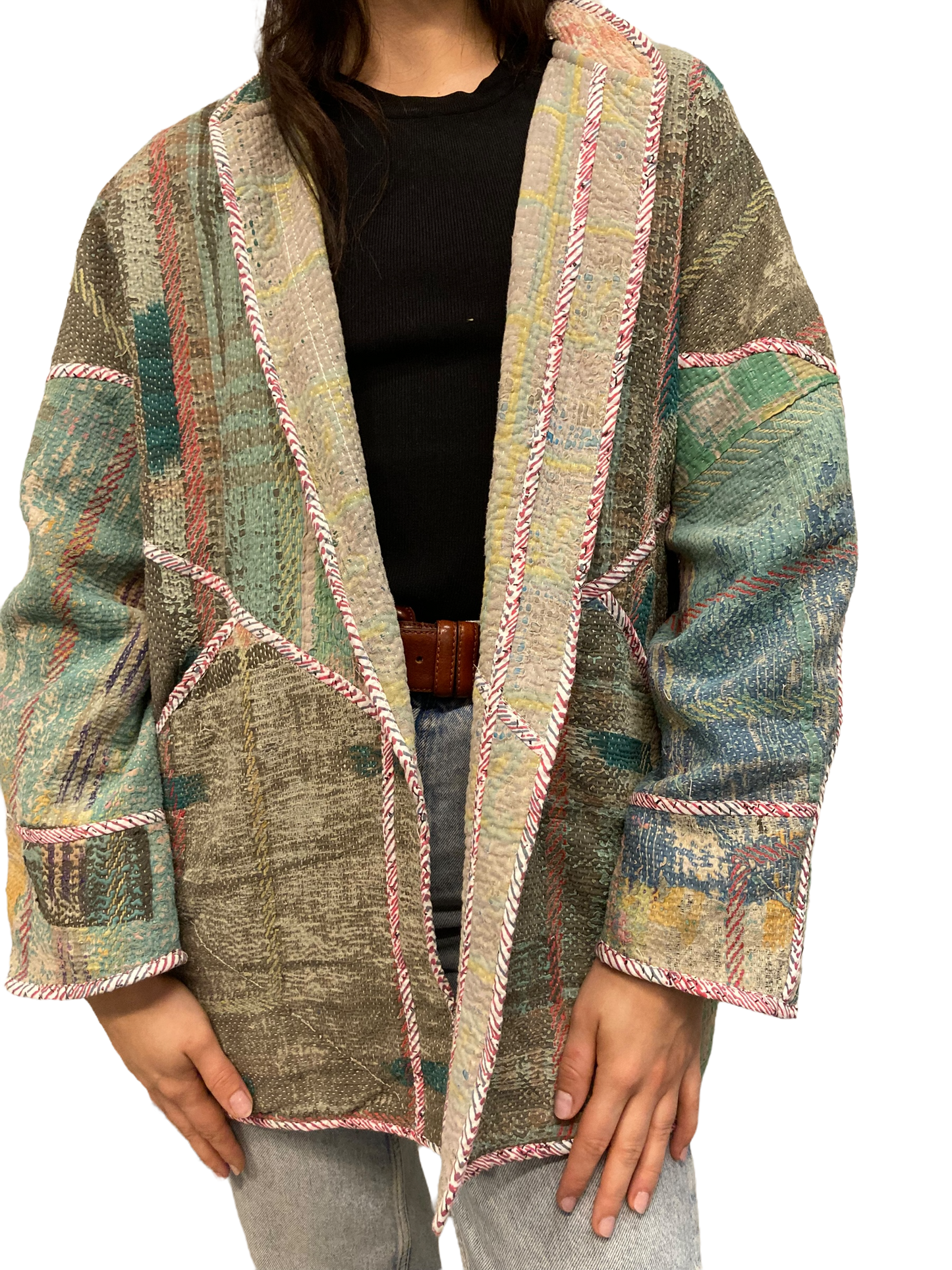 Cofur NOMA Kantha Jacket w/front pockets - One size